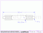 UV III Part # OHM 400 UV-A Curing Lamp Bulb Cheap