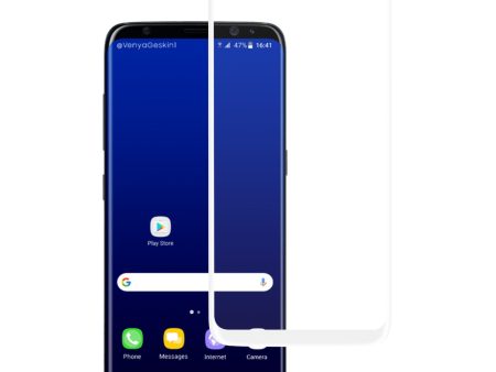 Samsung Galaxy S8 Premium HD Tempered Glass Screen Protector, Ultra Thin Scratch Resistant Screen Protector - White Cheap