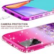 Samsung Galaxy A52 5G Case Liquid Glitter Phone Case Waterfall Floating Quicksand Bling Sparkle Cute Protective Girls Women Cover for Samsung Galaxy A52 5G w  Tempered Glass - (Hot Pink Purple Gradient) Online now