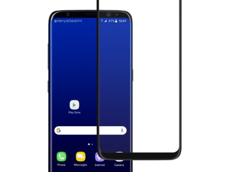 Samsung Galaxy S8 Premium HD Tempered Glass Screen Protector, Ultra Thin Scratch Resistant Screen Protector - Black Supply