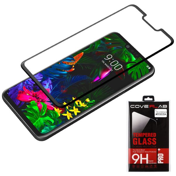 LG V50 ThinQ Premium HD Temper Glass Ultra Thin Scratch Free Screen Protector for LG V50 ThinQ - Black For Sale