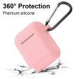 New AirPods Case, 360°Protective Silicone AirPods Accessories Kit Compatable with Apple AirPods 1st 2nd Charging Case [Not for Wireless Charging Case] - Pink Hot on Sale