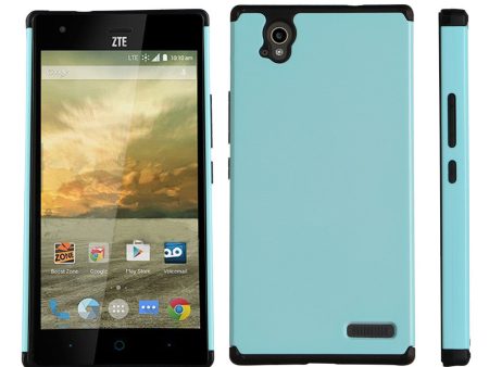 ZTE Warp Elite | ZTE N9158 Case, SlimHybrid Dual Layer Armor[Impact Shock Resistant] Case for ZTE Warp Elite - Teal Black For Sale