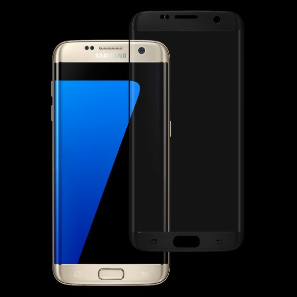 Samsung Galaxy S7 Premium HD Temper Glass Ultra Thin Scratch Free Screen Protector for Galaxy S7 - Black Hot on Sale