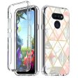 LG Harmony 4   LG K40S Case, Slim Full-Body Stylish Protective Case with Built-in Screen Protector for LG Harmony 4   LG K40S - Pink Marble Online