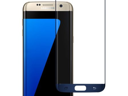 Samsung Galaxy S7 Premium HD Temper Glass Ultra Thin Scratch Free Screen Protector for Galaxy S7 - Blue Fashion