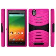 ZTE ZMAX Z970 Case, Dual Layer Heavy Duty Armor Protective Case, Defender Cover (Hot Pink Heavy Duty Armor) Online