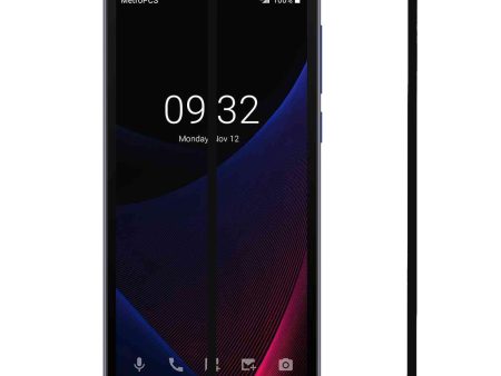 Alcatel 1x Evolve, TCL LX, Avalon V, IdealXTRA Premium HD Tempered Glass Ultra Thin Scratch Free Screen Protector Guard - Black For Cheap