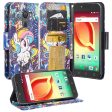 Tmobile REVVL, Alcatel A30 Plus, A30 Fierce, Alcatel Walters Case, Wrist Strap Pu Leather Wallet Flip [Kickstand] Cover with ID & Credit Card Slots - Rainbow Unicorn For Discount