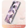 Samsung Galaxy A11 Case, Slim Full-Body Stylish Protective Case with Built-in Screen Protector for Samsung Galaxy A11 - Purple Marble Supply