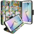 Samsung Galaxy S6 Edge Plus Case, Wrist Strap Magnetic Flip Fold[Kickstand] Pu Leather Wallet Case with ID & Card Slots - Colorful Tree Supply