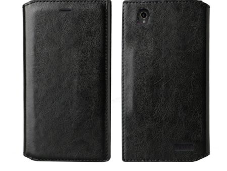 ZTE Warp Elite | ZTE N9158 Wallet Case, Slim Flip Folio [Kickstand] Pu Leather Wallet Case with ID & Card Slots & Pocket - Black Online now