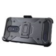 ZTE ZMax Pro Case, Blade X Max, ZTE Grand X Max 2 Case, ZTE Carry, ZTE Imperial Max   ZTE Max Duo LTE Heavy Duty[Built-in Kickstand] Rotating Swivel Clip Holster Case   Rugged Triple Layer Protection - Black Online Sale