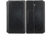 ZTE ZMAX 2 | Z958 Wallet Case, Slim Flip Folio [Kickstand] Pu Leather Wallet Case with ID & Card Slots & Pocket - Black Cheap